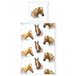 Herding POVLEČENÍ PRO MLÁDEŽ, renforcé, hnědá, vícebarevná, bílá, 135/200 cm