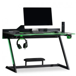 Herní stůl diego - černá, zelená