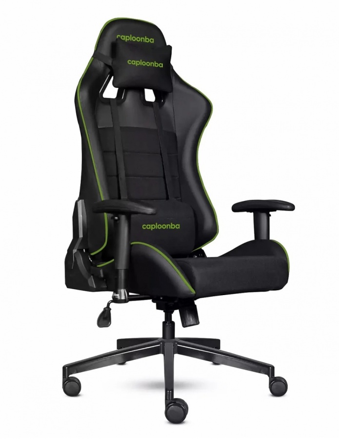 Herní židle diego - černá, zelená