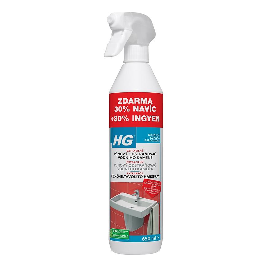 HG extra silný pěnový odstraňovač vodního kamene 500ml + 30%