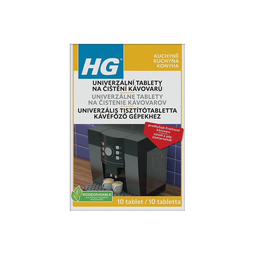 HG univerzální tablety na čištění kávovarů