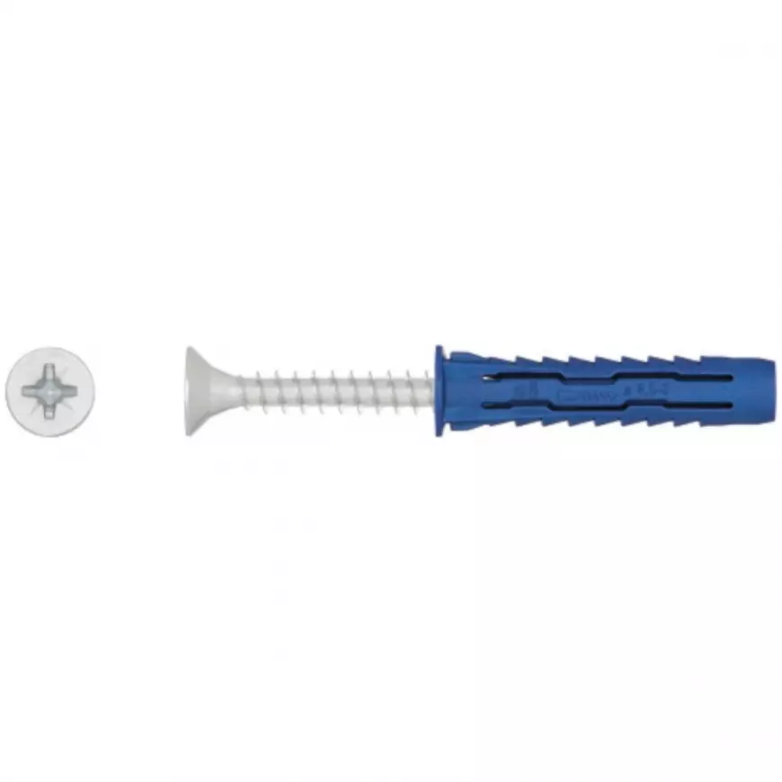 Hmoždinka univerzální uzlovací 4ALL 10 mm - nylon s vrutem; 6 x 60 mm; (25 ks/bal.)