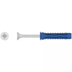 Hmoždinka univerzální uzlovací 4ALL 10 mm - nylon s vrutem; 6 x 60 mm; (25 ks/bal.)