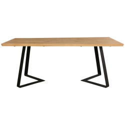 Hom`in JÍDELNÍ STŮL, divoký dub, 200/100/76 cm