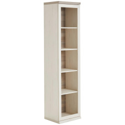 Hom`in REGÁL NA DOKUMENTY, šedá, bílá, 50,6/209,2/43 cm