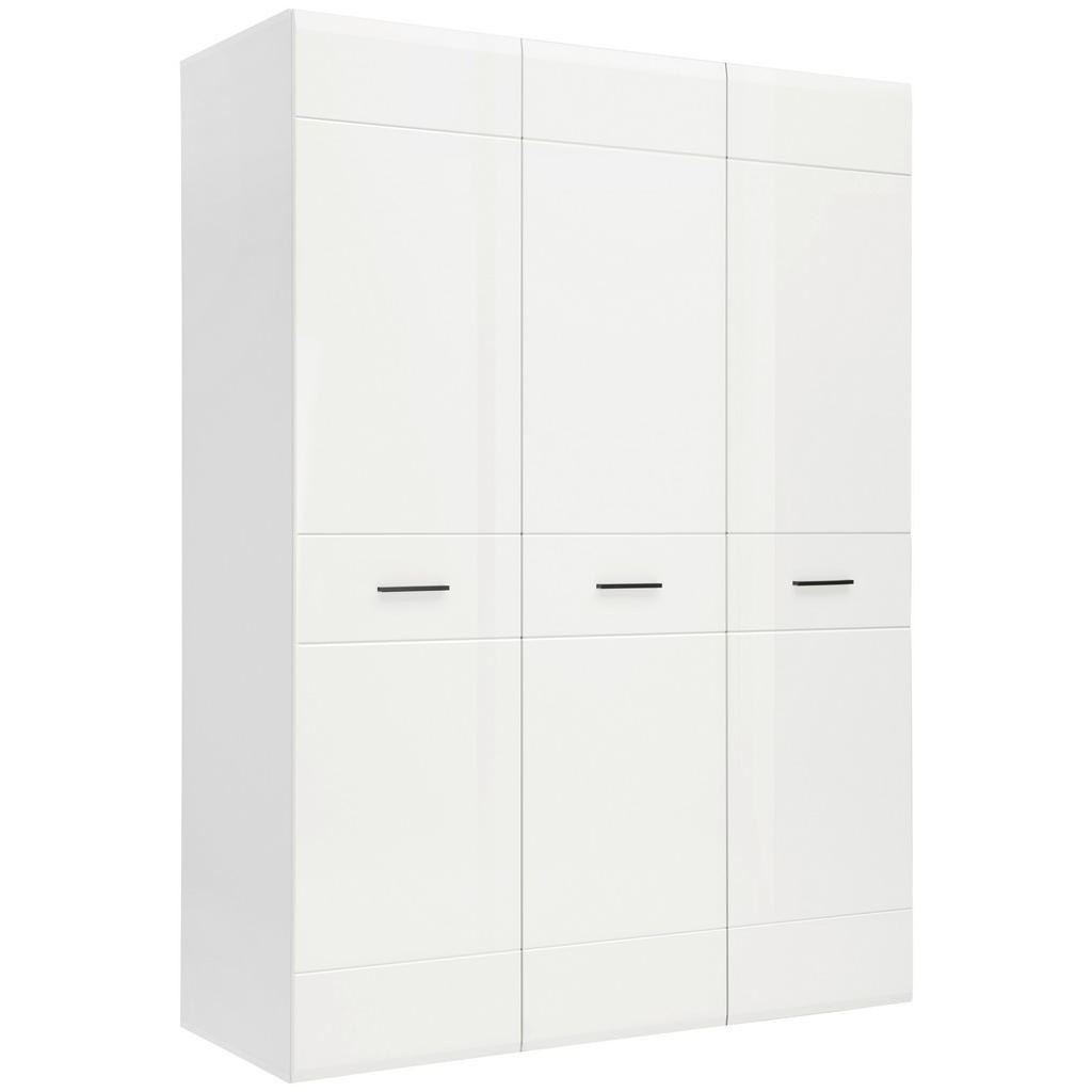 Hom`in ŠATNÍ SKŘÍŇ S OTOČNÝMI DVEŘMI, bílá, 150/206,2/59,6 cm