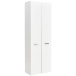 Hom`in SKŘÍŇ NA ŠANONY, bílá, vysoce lesklá bílá, antracitová, 75/222,2/40 cm