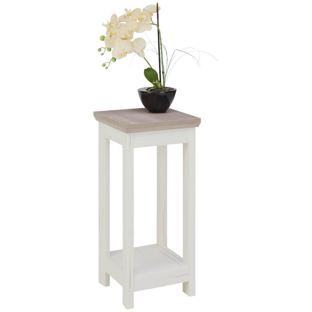 Hom`in STOJAN NA KVĚTINY šedá, bílá