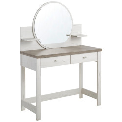 Hom`in TOALETNÍ STOLEK, šedá, bílá, 104,3/45/143 cm