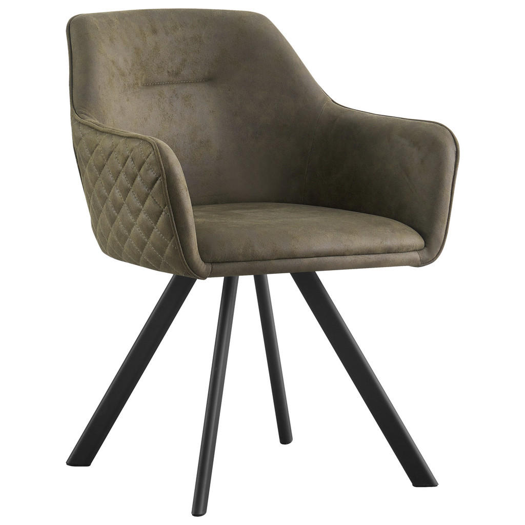 Hom`in ŽIDLE S PODRUČKAMI, železo, mikrovlákno, zelená, černá