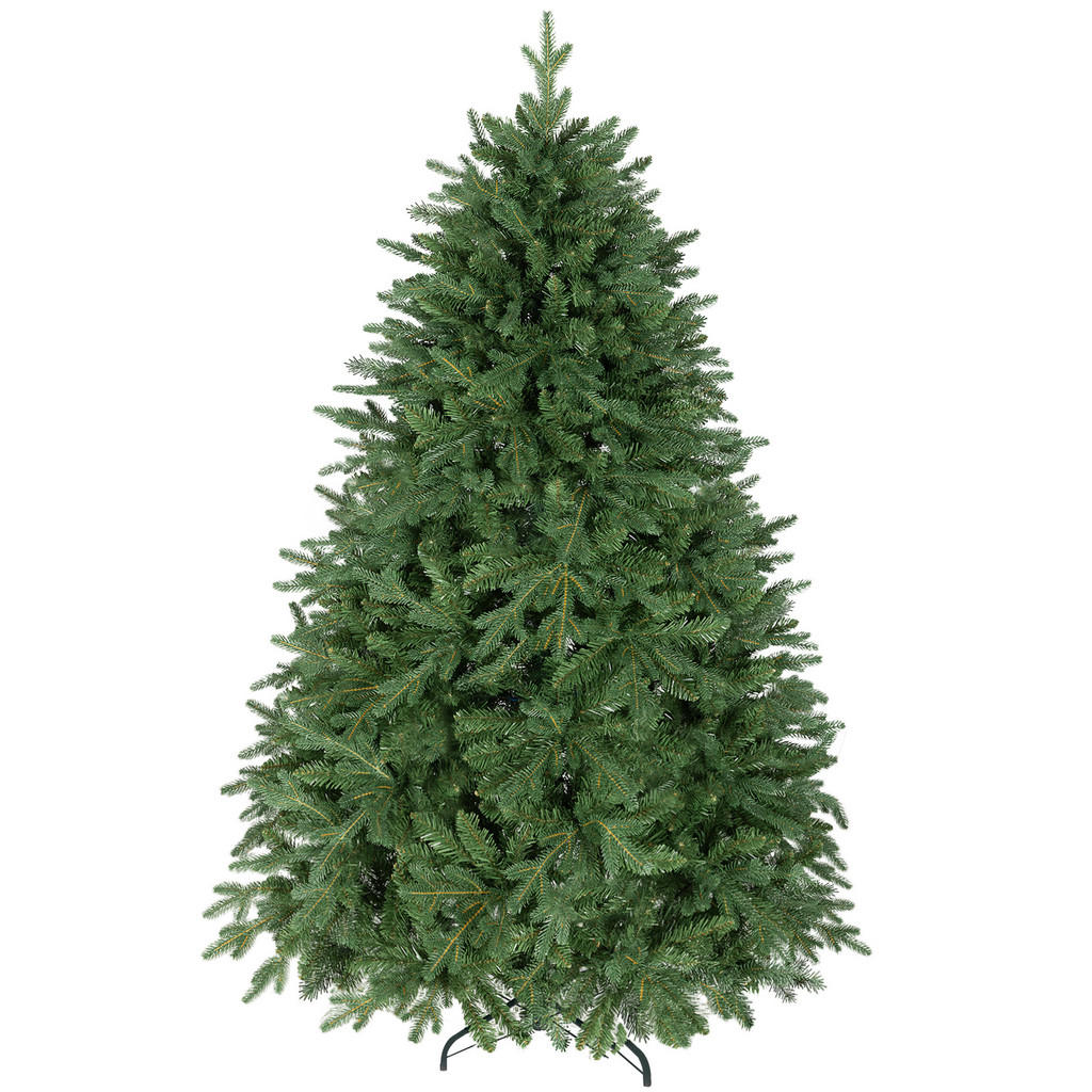 HOMCOM UMĚLÝ VÁNOČNÍ STROMEK, 180 cm umělá borovice s 3026 jehlicemi