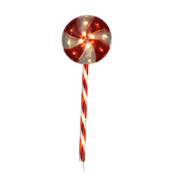 Home Styling Collection LED LOLLIPOP – vánoční světelná cesta, sada 3 ks, pro venkovní použití, 60 LED diod, 3 m, napájení na baterie