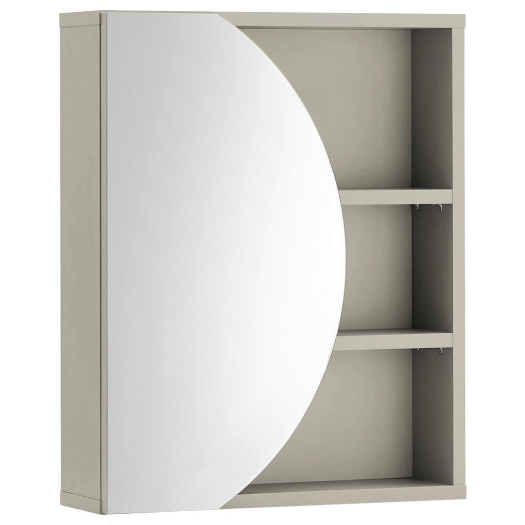 home24 ZRCADLOVÁ SKŘÍŇKA, kašmírová, 45/56/15 cm