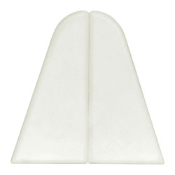 Homeware KONCOVKA PODSTAVCOVÉ LIŠTY (za kus) barvy stříbra