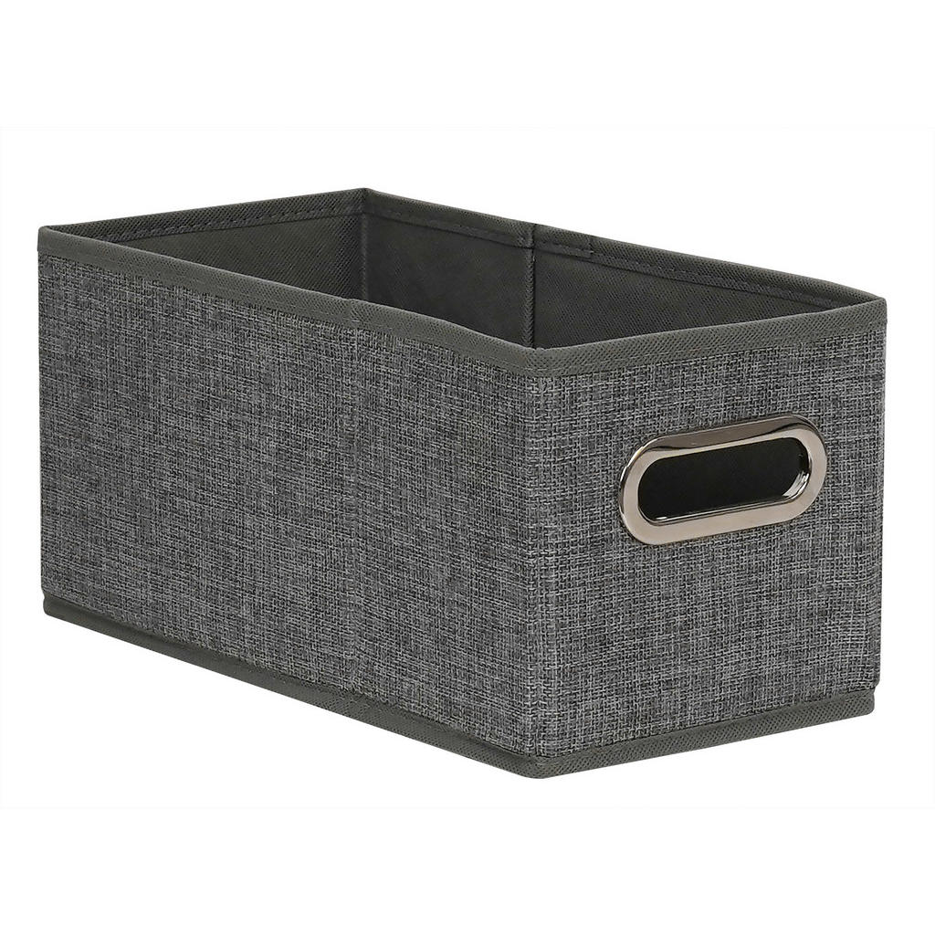 Homeware KOŠ DO REGÁLU, šedá