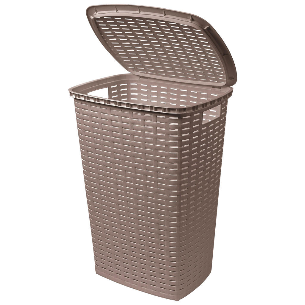 Homeware KOŠ NA PRÁDLO, šedohnědá