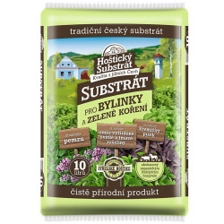 Hoštický substrát bylinky a zelené koření 10 l