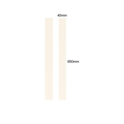 Hrana s lepidlem 1106 Bila 650x45x0,8mm 2ks