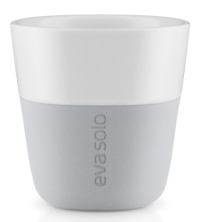 Hrnky na espresso šedé 80ml, set 2ks, eva solo