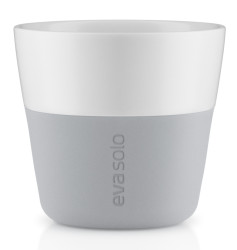 Hrnky na kávu Lungo šedé 230ml, set 2ks, eva solo