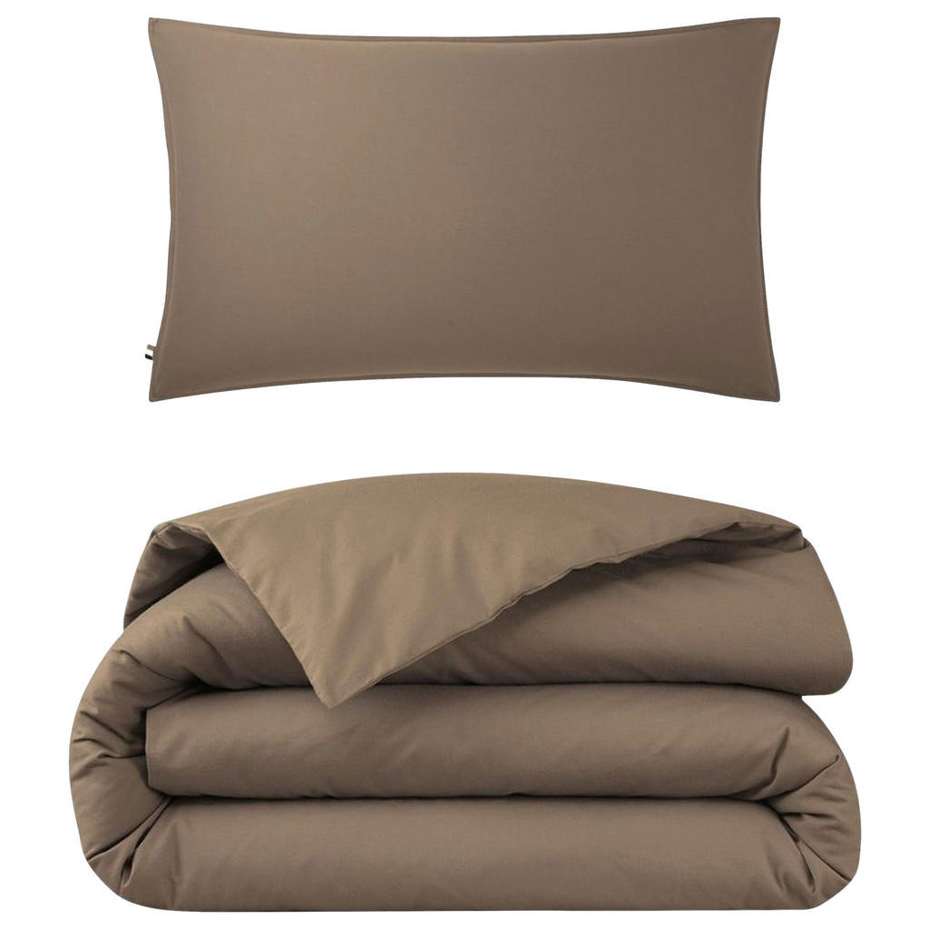 Hugo Boss POVLEČENÍ světle hnědá 140/200 cm