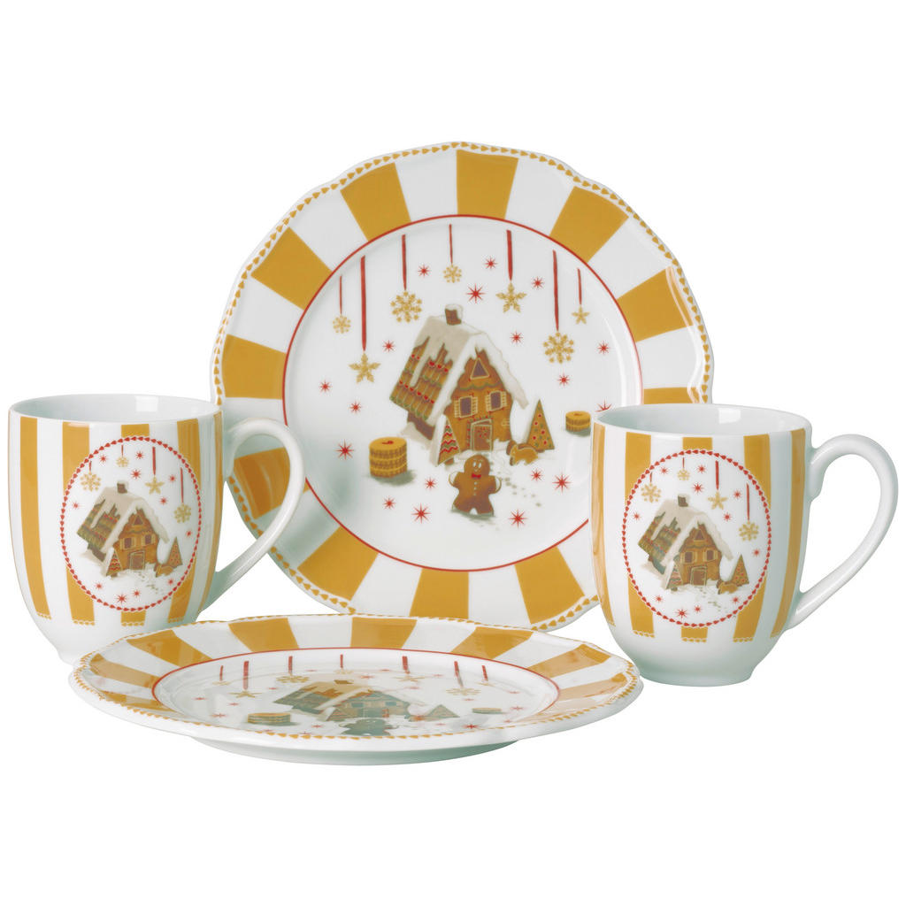 Hutschenreuther SNÍDAŇOVÁ SOUPRAVA, porcelán