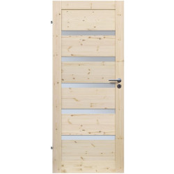 Interiérové dveře Wezuwiusz 5S 90L sukaté nelakované