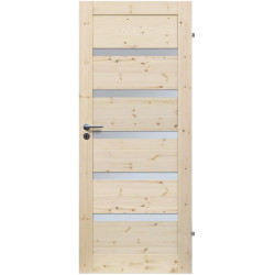 Interiérové dveře Wezuwiusz 5S 90P sukaté nelakované