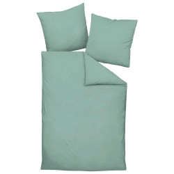 Janine POVLEČENÍ, krep, šalvějově zelená, tmavě zelená, zelená, 140/200 cm