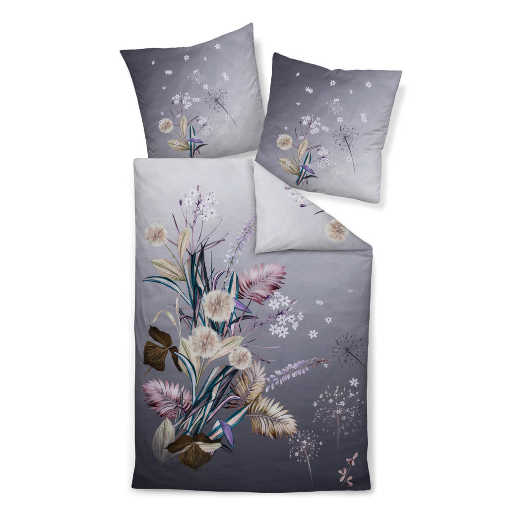 Janine POVLEČENÍ, makosatén, fialová, 140/200 cm