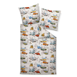 Janine POVLEČENÍ, makosatén, vícebarevná, 140/200 cm