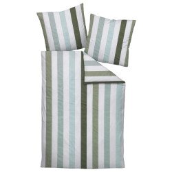 Janine POVLEČENÍ, makosatén, šalvějově zelená, 135/200 cm