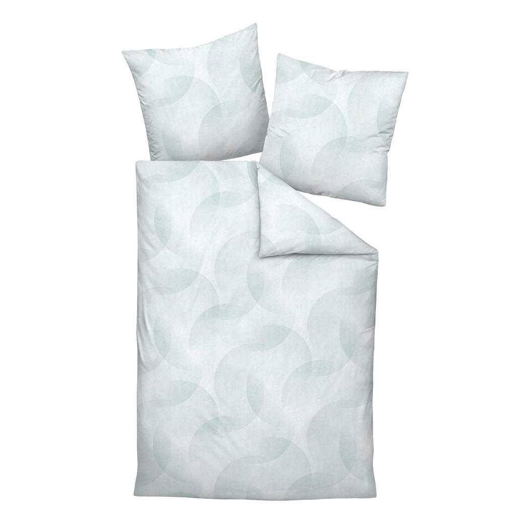 Janine POVLEČENÍ, makosatén, tyrkysová, 140/200 cm