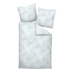 Janine POVLEČENÍ, makosatén, tyrkysová, 140/200 cm