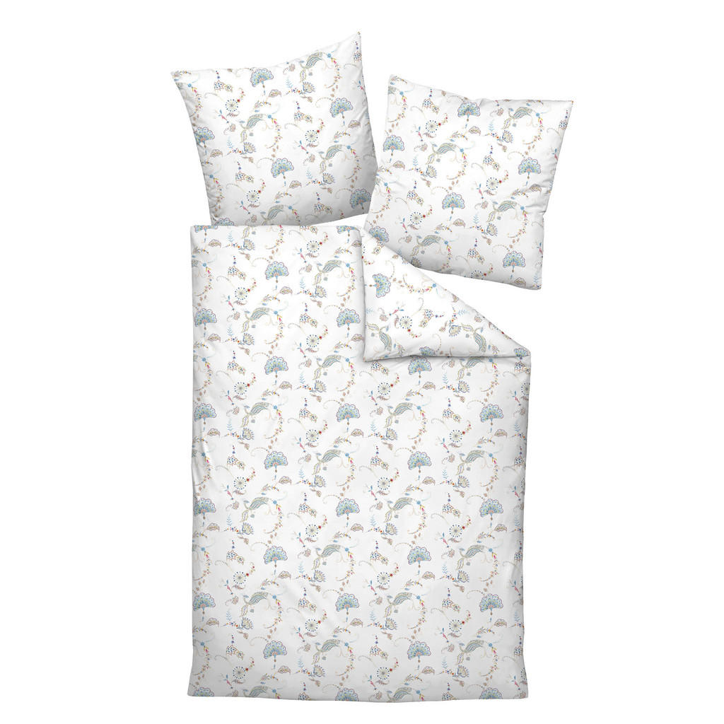 Janine POVLEČENÍ, makosatén, vícebarevná, 140/200 cm