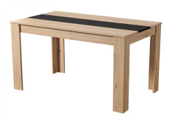 Jídelní stůl george - dub artisan/černá