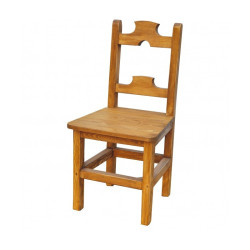 Jídelní židle z masivu sil 22 - k15 hnědá borovice