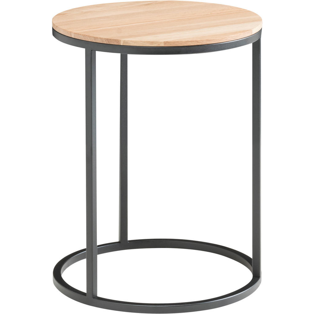 Johann Jakob ODKLÁDACÍ STOLEK, černá, dub bianco