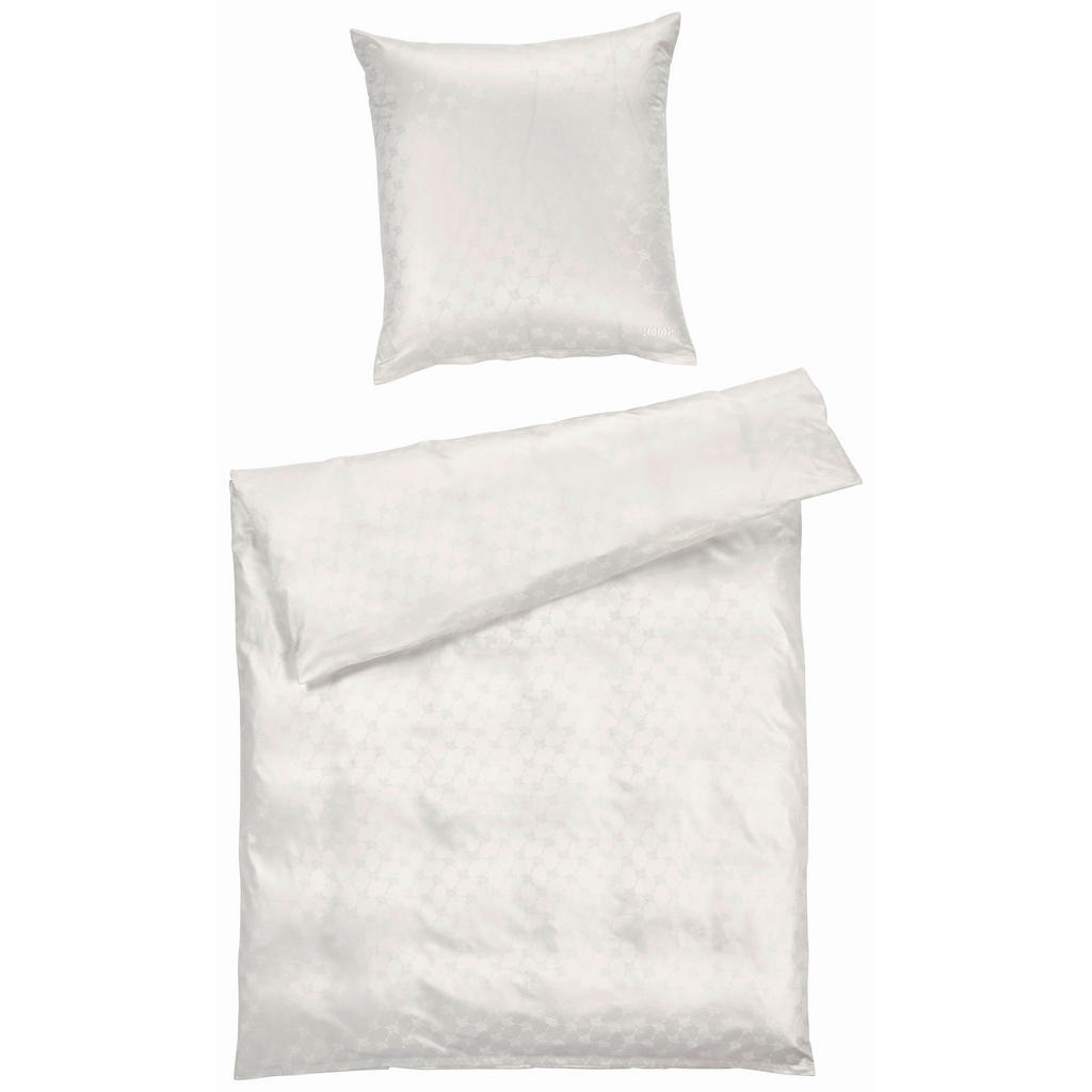 Joop! POVLEČENÍ, satén, bílá, 155/220 cm