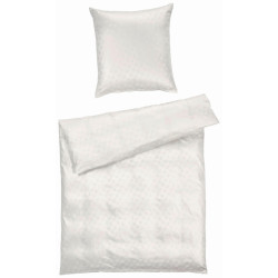 Joop! POVLEČENÍ, satén, bílá, 155/220 cm