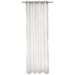 Joop! ZÁVĚS S OČKY, poloprůhledné, 140/250 cm