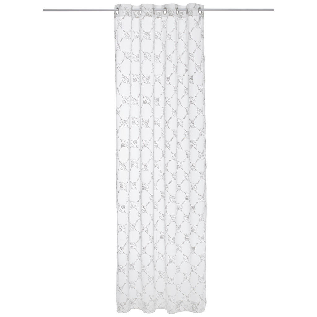 Joop! ZÁVĚS S OČKY, průhledné, 140/250 cm