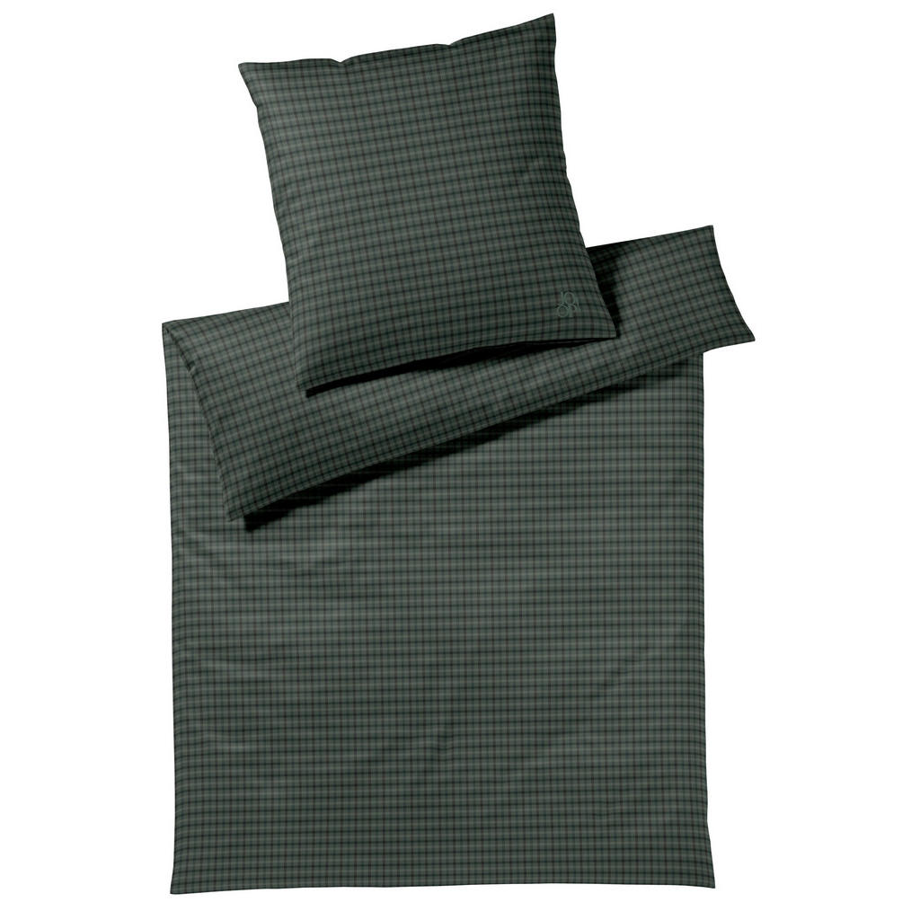 Joop! POVLEČENÍ, flanel, tmavě zelená, 140/200 cm