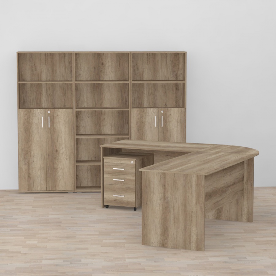 Kancelářská sestava rea office expres 1 - dub canyon