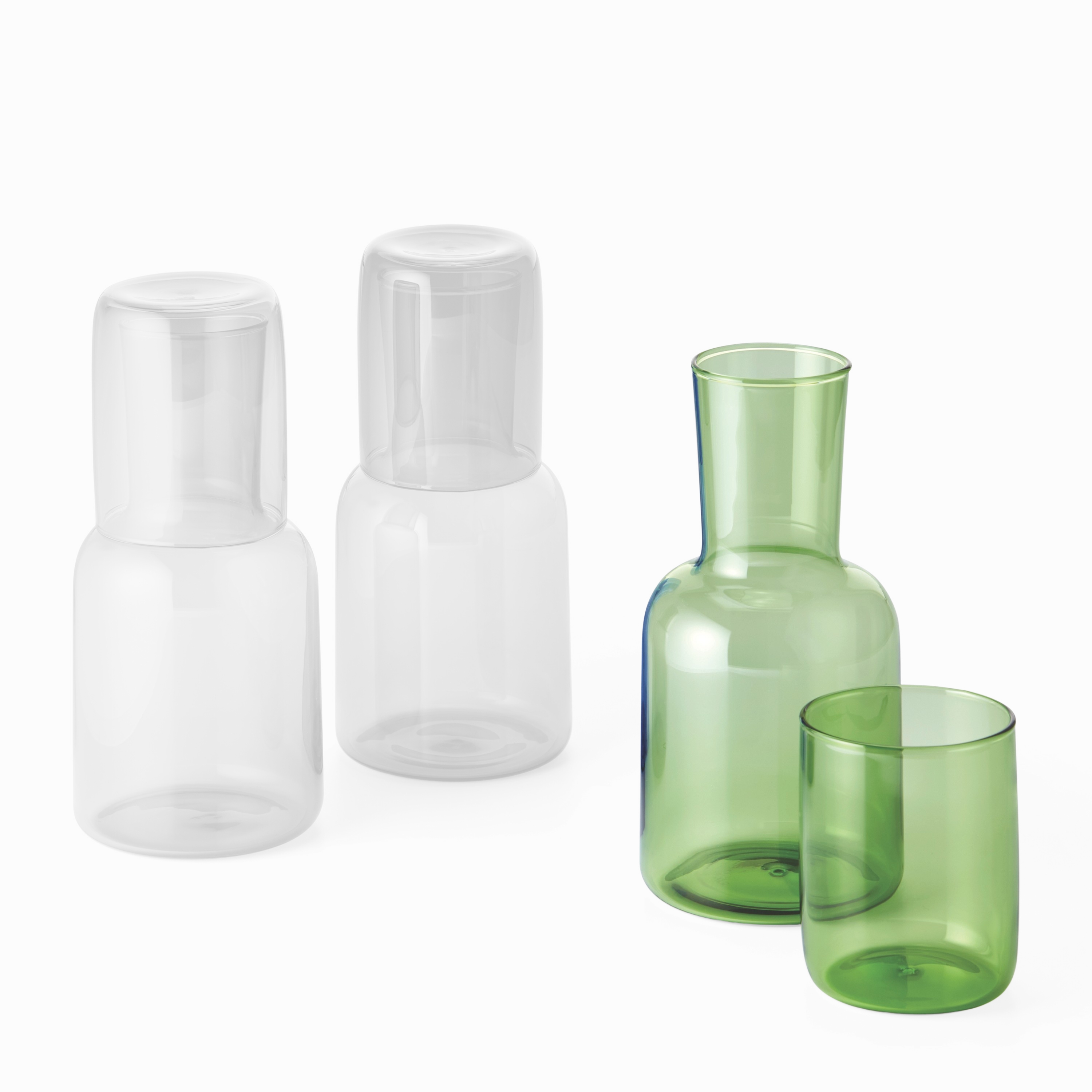 Karafa na vodu Viva s pohárkem, zelená - Philippi