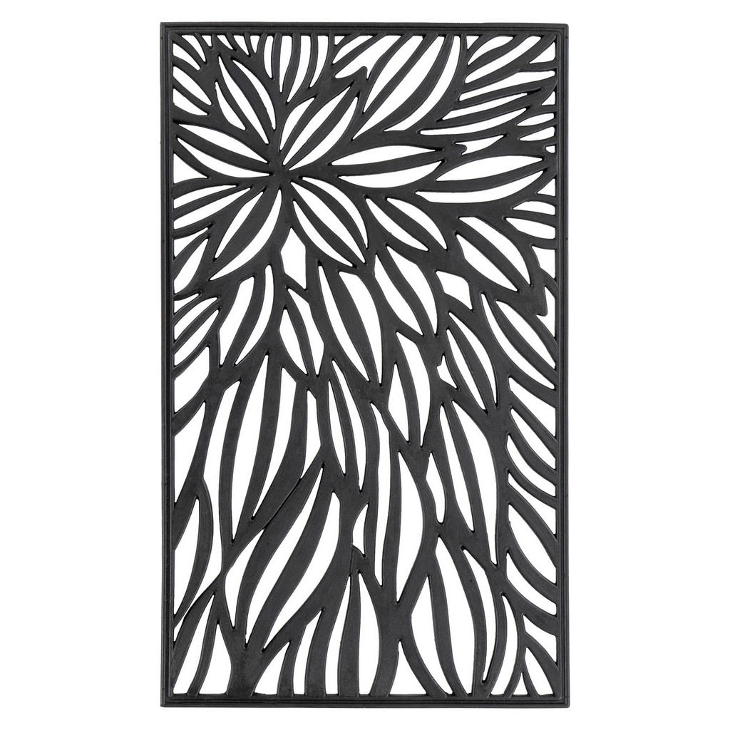 Kayoom DVEŘNÍ ROHOŽKA, 45/75 cm černá