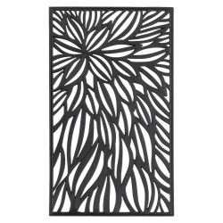 Kayoom DVEŘNÍ ROHOŽKA, 45/75 cm černá