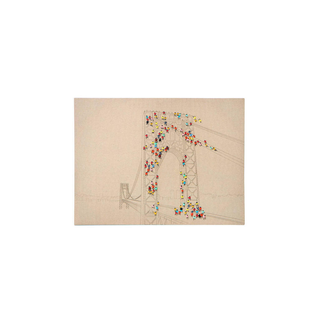 Kayoom MALBA NA PLÁTNĚ, mosty, 100/75 cm