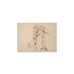 Kayoom MALBA NA PLÁTNĚ, mosty, 100/75 cm