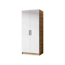 Kier Furniture ŠATNÍ SKŘÍŇ GOLD Dub Craft & Bílá